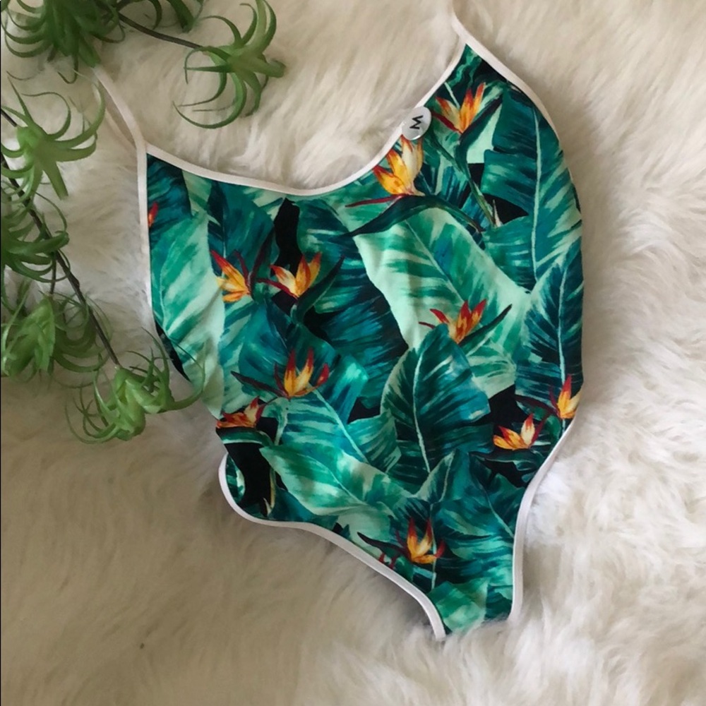 GORG Banana Leaf print One Piece 😍🍌 🌿